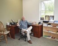 Dr. Allan Curtiss in his new Shorewell Community Health Center office.
