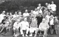 At a 2013 Shonnard Fest, four generations came together to enjoy each other and summer in Vermont and the lake. Front row L-R Son-on-law Lee, Wally, Betty and Betty's brother John Child.