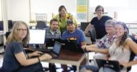 Teachers and administrators alike were on hand for a week long Google Tools training and using the new Chromebooks that are now a part of the learning landscape at VUHS.