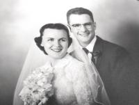 Wedding Photo of Dr. and Mrs. Edward Foley.