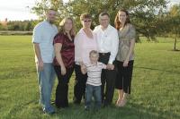 All about family! This is the 40th Wedding party Sept. 2007. Left to right - David, Carrie, Sara, Brad, Christina and in the front grandson Barret.