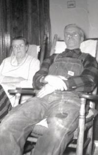 Already on the farm and working it when the couple married were Russel's parents George and Brita Shortsleeve. Marie affectionately called George Gramps and named their first born son after him.