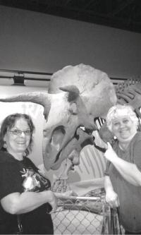 Jokingly telling the students it takes two fossils to recognize one, Ms. Taylor and Ms. Step hung out with the dinosaurs for a bit at the Smithsonian Museum of Natural History in Washington D.C.