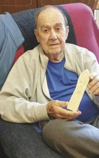 Having just turned 90, Raymond Paquette has been carving for over 60 years and still finds joy in his creative projects.
