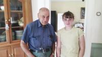 Roger Layn and his great-granddaughter Charlotte are glad the summer sun stays up longer because the pair always has projects to work on involving animals, farming and the land.
