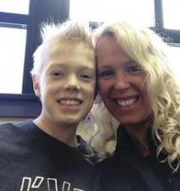 Mom Sarah and Joshua are thankful for a gift of love and life.