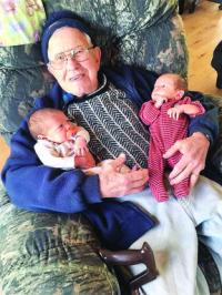 Lucien and great-grandsons!