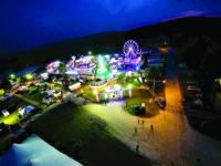 Capturing those magical summer nights of Addison County Field Days from the air!