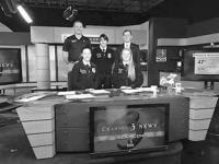 Vermont State FFA Officers just following a WCAX television interview. 