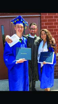 Helping his graduates find a passion and direction in life is part of what Larry Sabourin does every day.