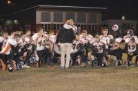 Coach Smith with his 2016 Tigers after Semifinal Game at Hartford.