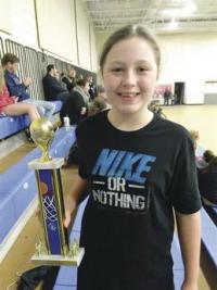 Full tilt at whatever sport she plays is pint sized Kyra Bradford!